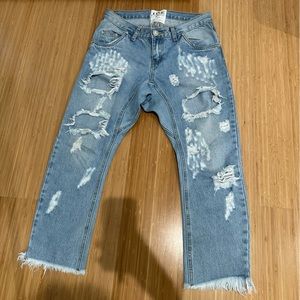 One by one Teaspoon, Lonely Boys, distressed boyfriend jeans, size 27